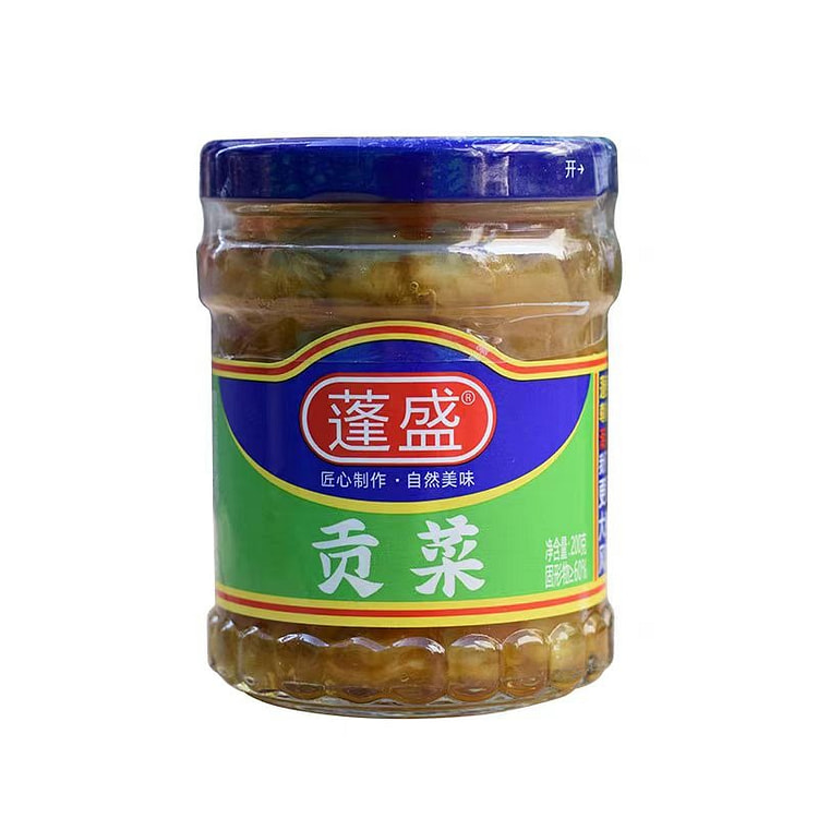 潮汕特产蓬盛贡菜200g/瓶正宗特产腌制咸菜下饭菜