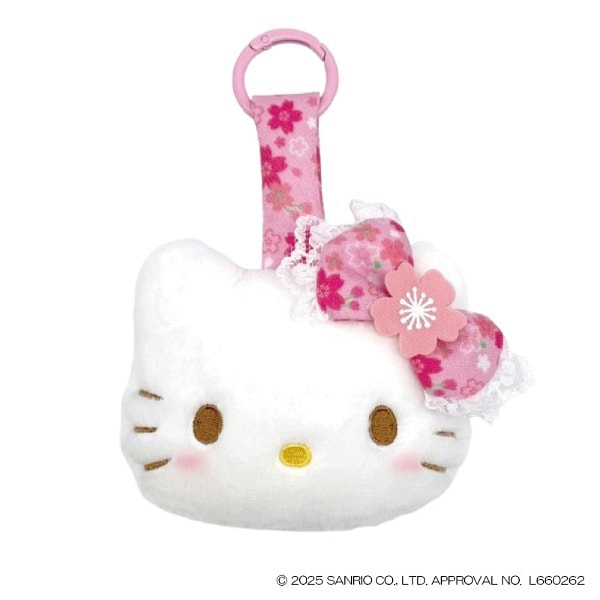 Sanrio Hello Kitty Plush Mascot in Cherry Blossom 1 each