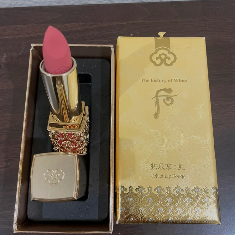 The Whoo Son Môi No.45 Nhung Lì Màu Hồng Nhạt 3.5g 3.5 g