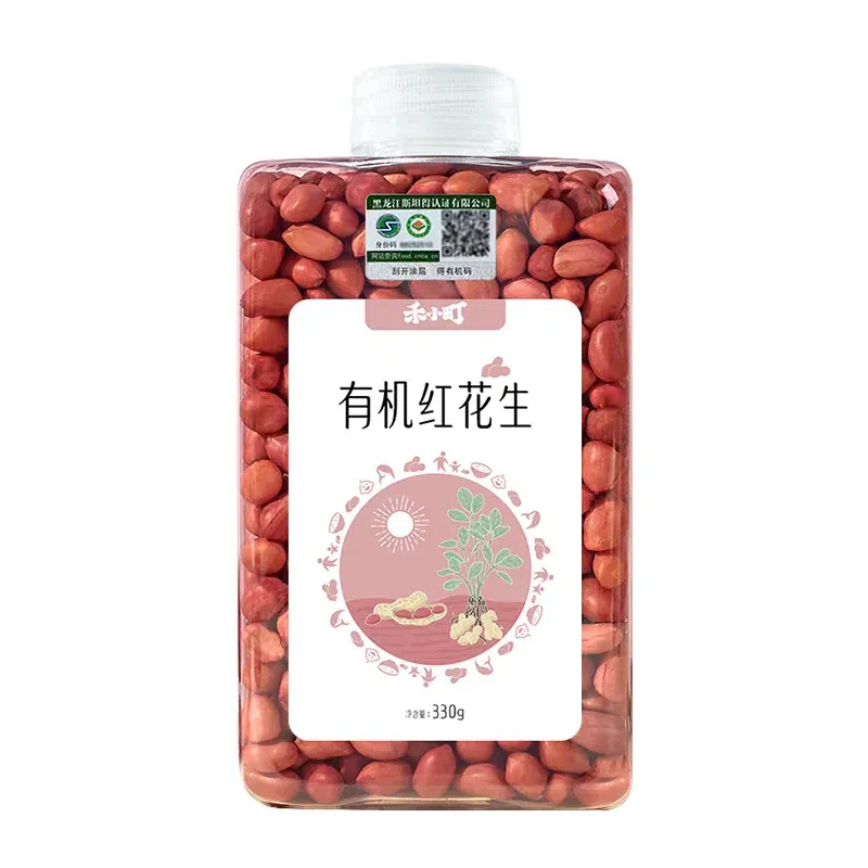 He Xiaomachi Organic Red Peanuts 330g 330 g