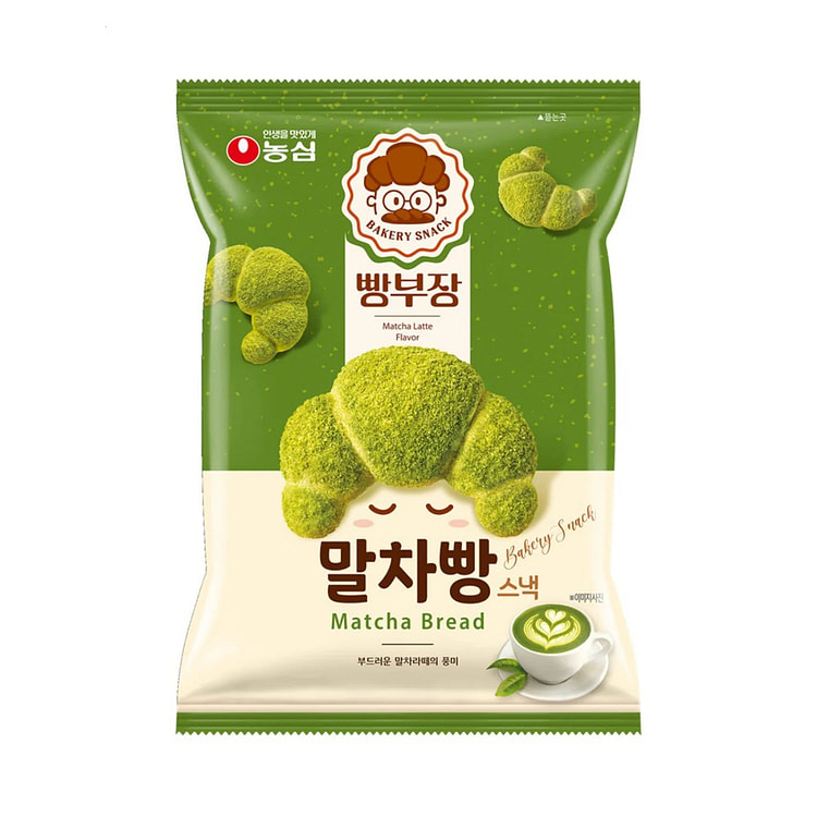 Nongshim Green Tea Croissant 55g 1 each