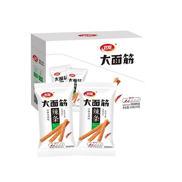 卫龙大面筋，即食麻辣辣条，便携休闲零食 1 包
