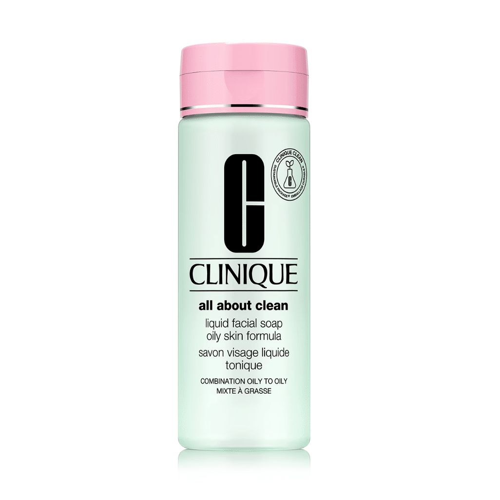 Clinique All About Clean Liquid Facial Soap, Oily -Combination Oily to Very Oily 200 ml