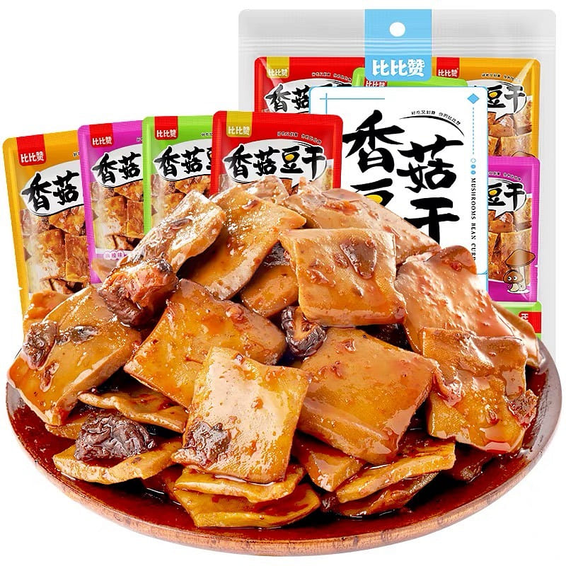 Bibizan Mushroom dried tofu Hot Strip 250 g