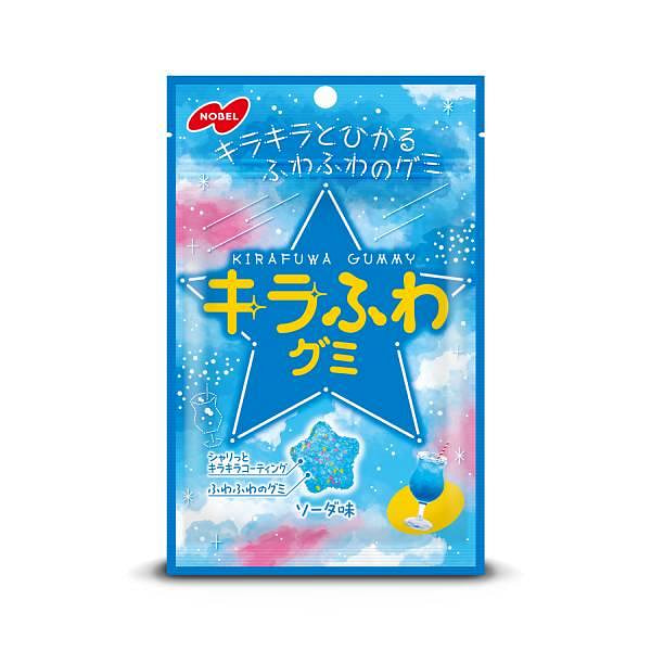 ノーベル製菓 キラふわグミ ソーダ味 50g 1 パック