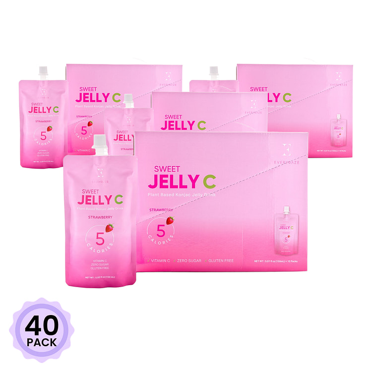 EVERYDAZE Sweet Jelly C Vitamin C Konjac Jelly Strawberry Flavor 10pk 5.07 
