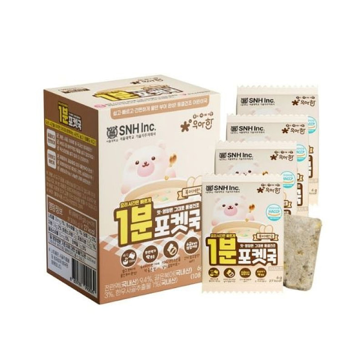 Bobsnu SNU 1分钟速食无盐鳕鱼蛋汤 6 克