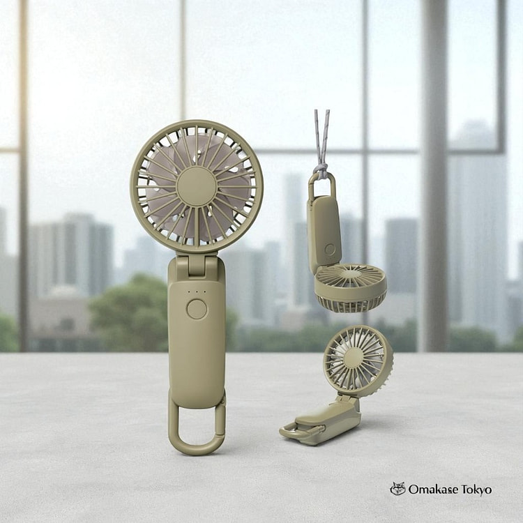 RHYTHM 3.2 Handy Fan Green 150 g