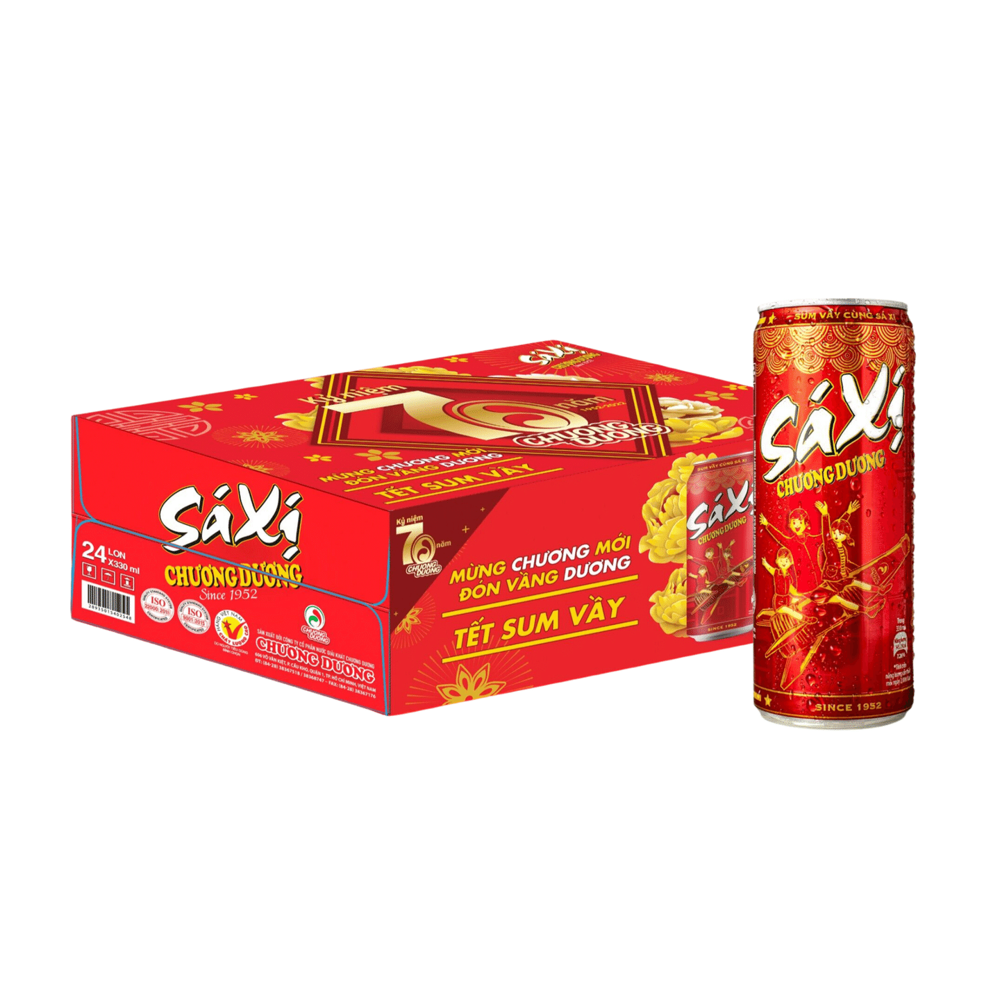 Chuong Duong Sarsi ( Sa xi) 330 ml pack of 24 1 each