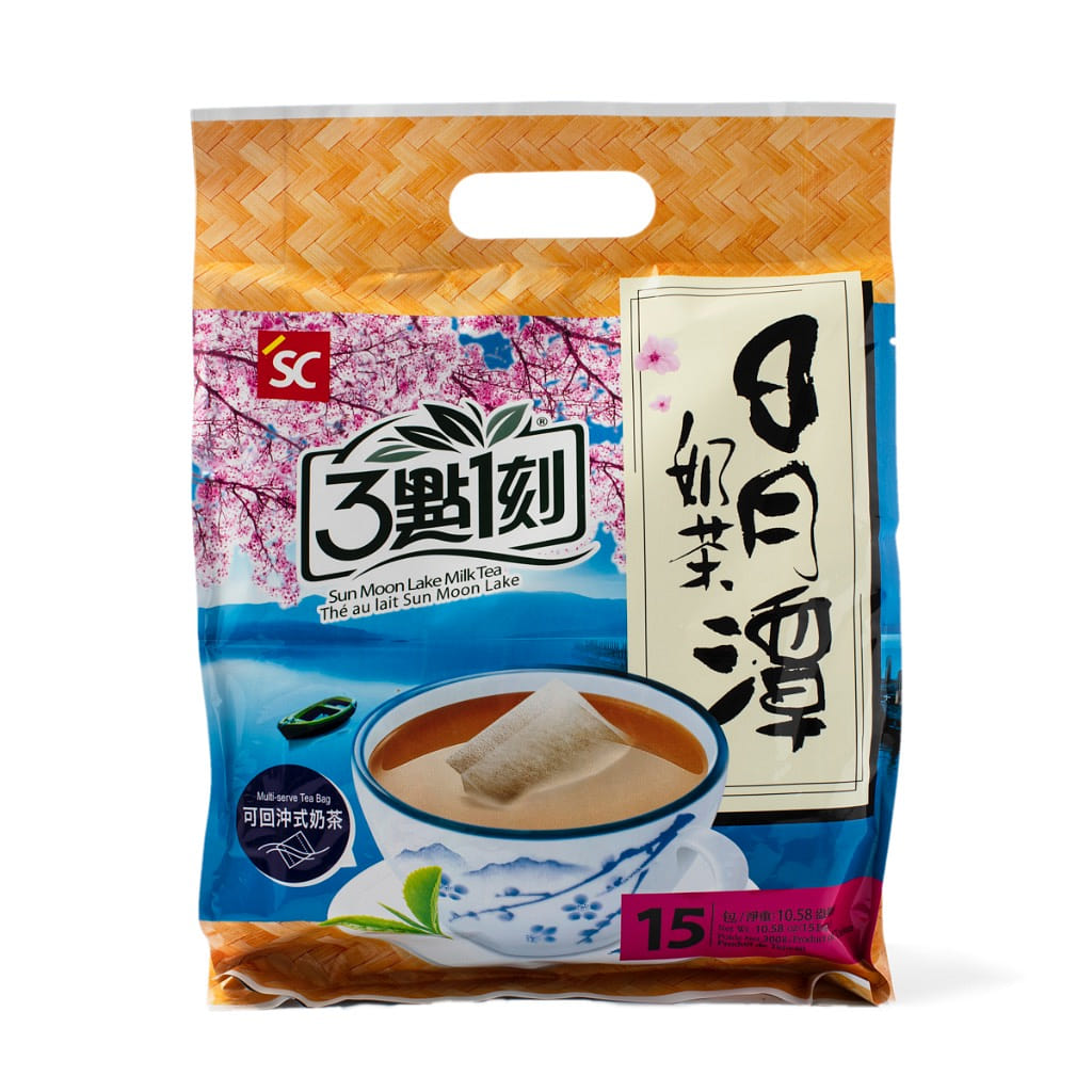 3:15PM Brand Sun Moon Lake Milk Tea Bags 0.7 oz*15 pack