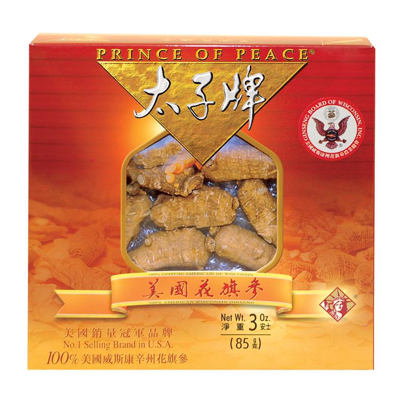 Prince of Peace Wisconsin American Ginseng Round Roots, 3 oz 1 hộp