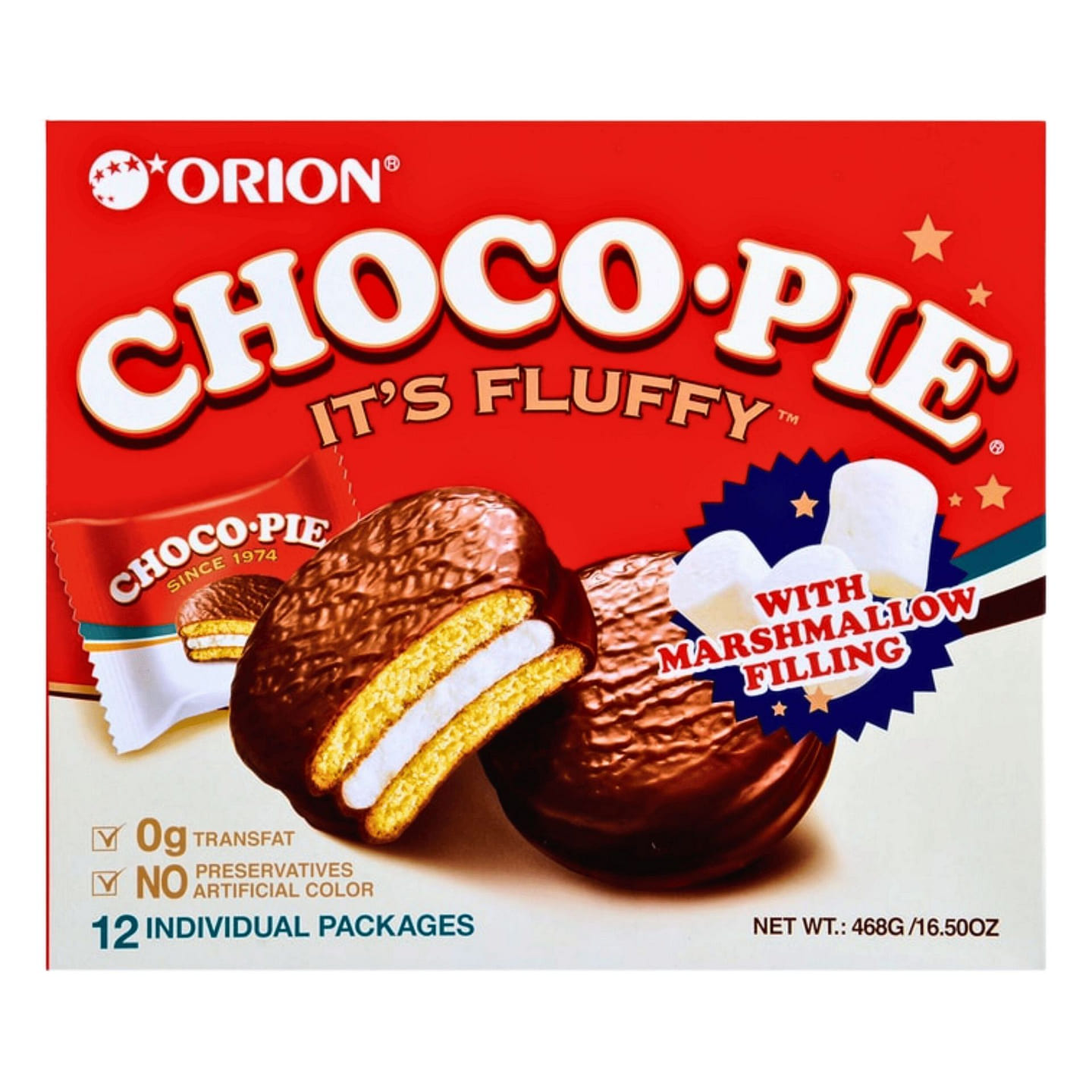 Orion Choco Pie Marshmallow Filling 16.50oz 1 each