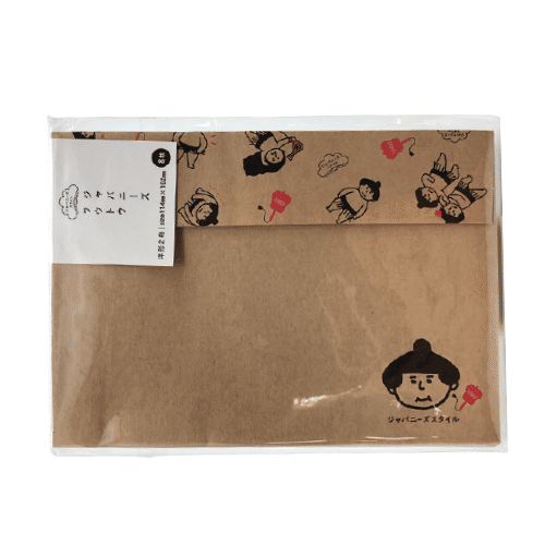 Japanese Style Sumo Letter Envelopes 1 each