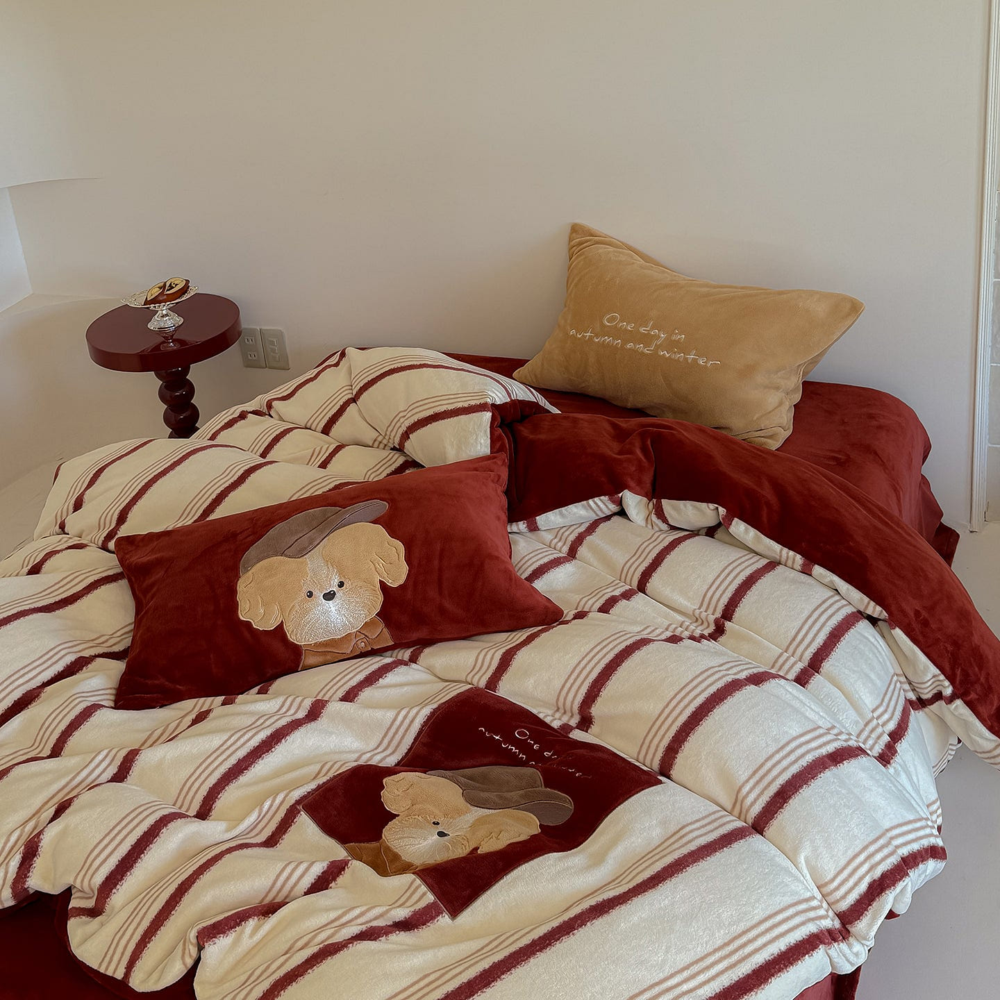 Dreamy Puppy Bedding Set Maltipoo-Twin 2000 g