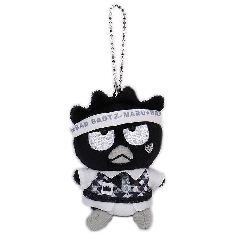 サンリオ  バッドばつ丸 マスコットホルダー モノトーン 1 個