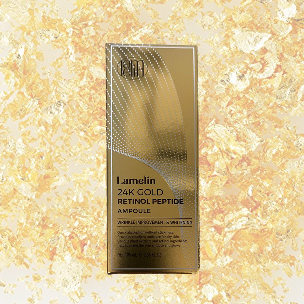 Get Korea Direct - LAMELIN 24K Gold Retinol Peptide Ampoule 105ml