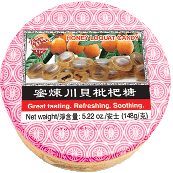 Prince of Peace Honey Loquat Candy, 148g 1 can