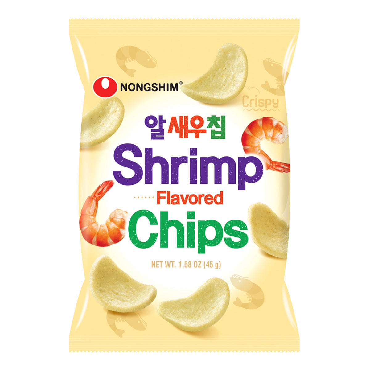 Nongshim Shrimp Flavored Chips 4-Pack 1 each