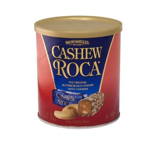 Brown Haley Cashew Roca 10oz Canister 10 Ounce (Pack of 1) 1 each