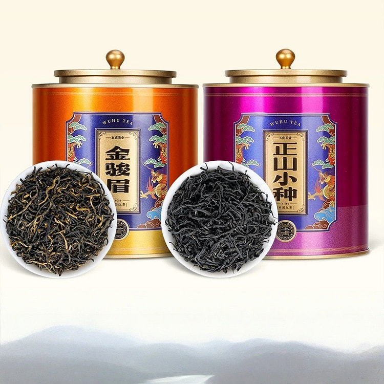 五虎 正山小种 金骏眉红茶组合250g*2罐 500 克