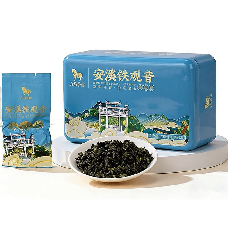 八马茶业 福建安溪铁观音 鲜爽兰香 清香扑鼻 茶叶 98 克