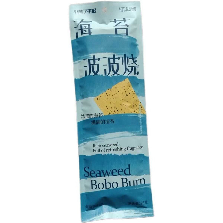 小熊了不起 海苔波波辣片 26g 26 克*5 包