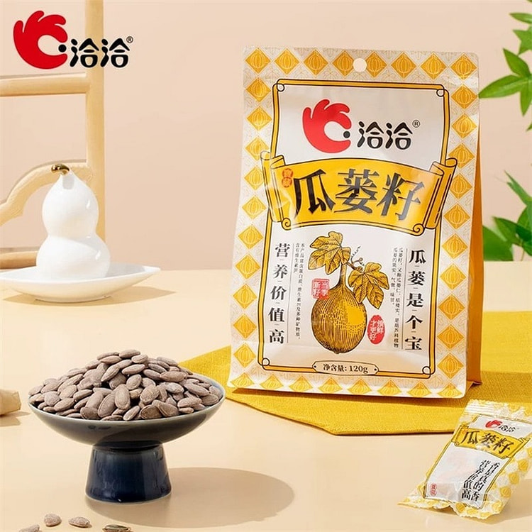 Qiaqia Creamy Flavor Pumpkin Seed Snacks 120g 1 pack