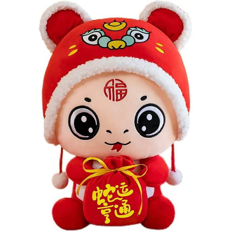 Chinese New Year Luck Prosperous Snake Doll