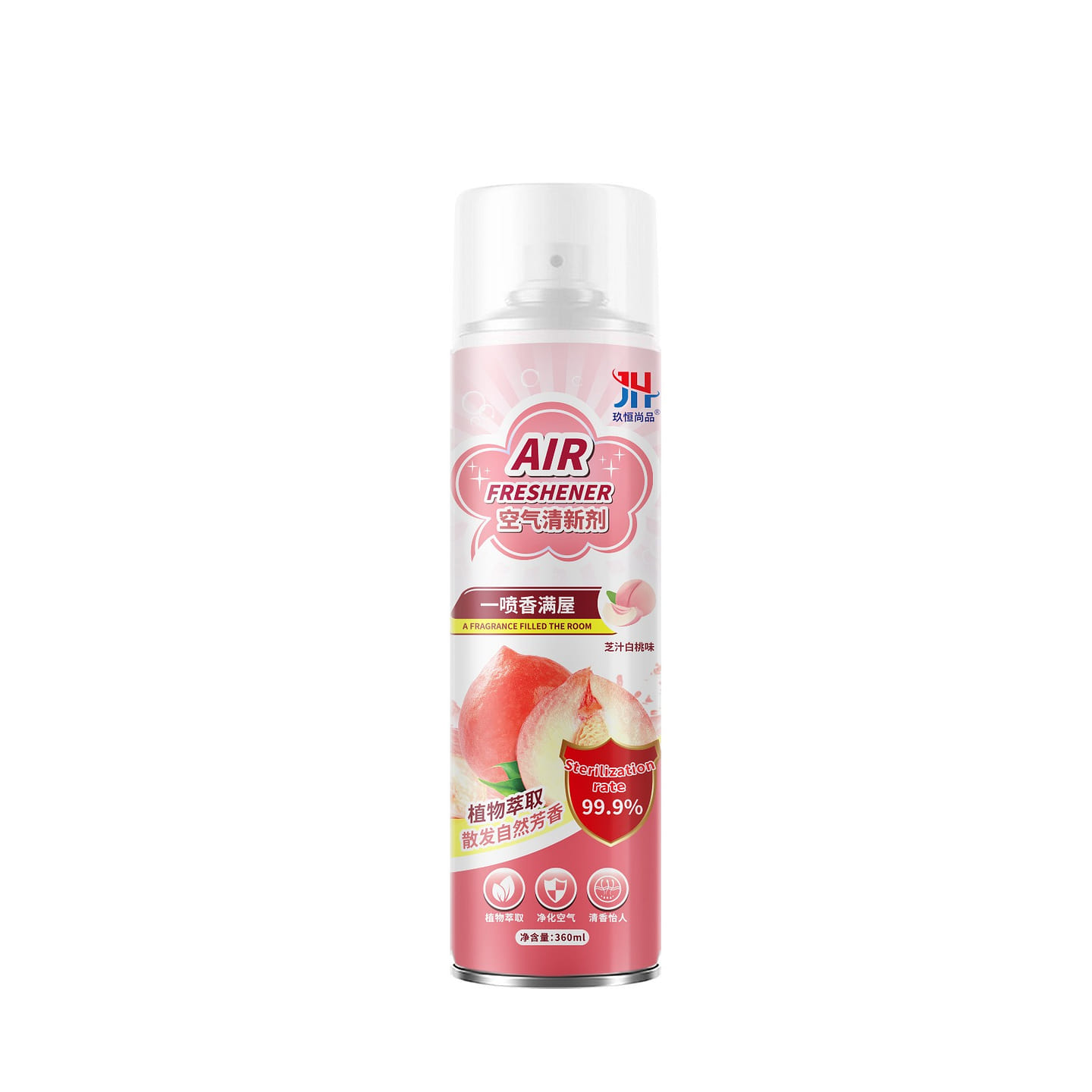 Zencolor Air freshener (Cheese Juice White Peach Flavor) 360ml 1 each