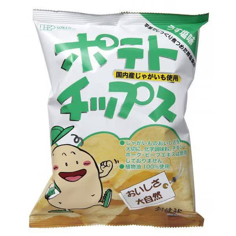 Sokensha Potato Chips Lightly Salted 60g 1 each