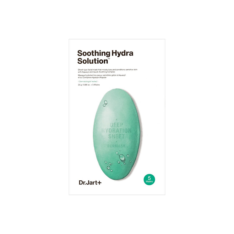 DR.JART+ Green Pill Hydrating Soothing Mask,5sheet 1 box
