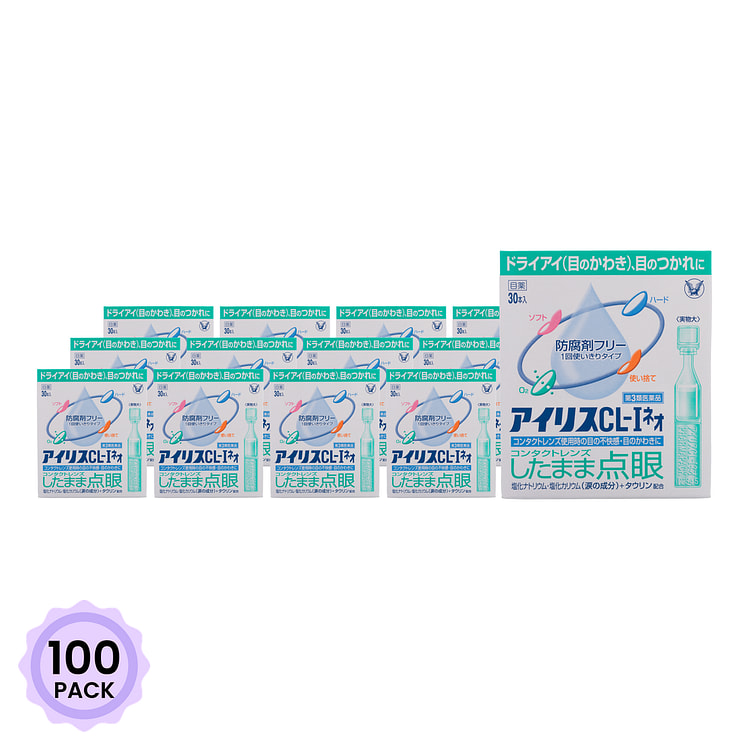 Nước Nhỏ Mắt Nhân Tạo Iris Cl - I Neo Taisho,Dạng tép 30 Tép 1 box*100 pack