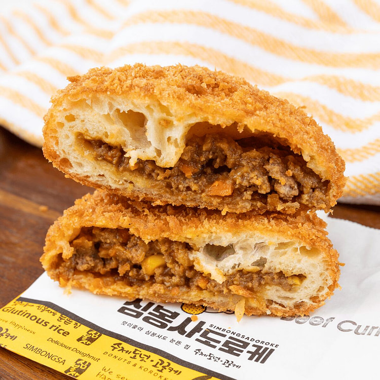 Korean korokke (Beef Curry)