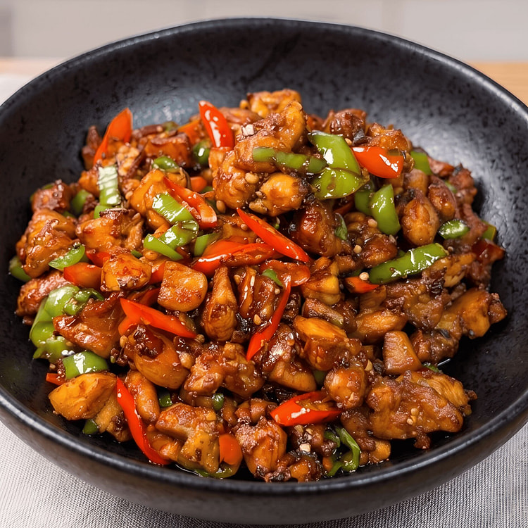 农家小炒鸡 350g 大辣 拌面下饭神器 1 份