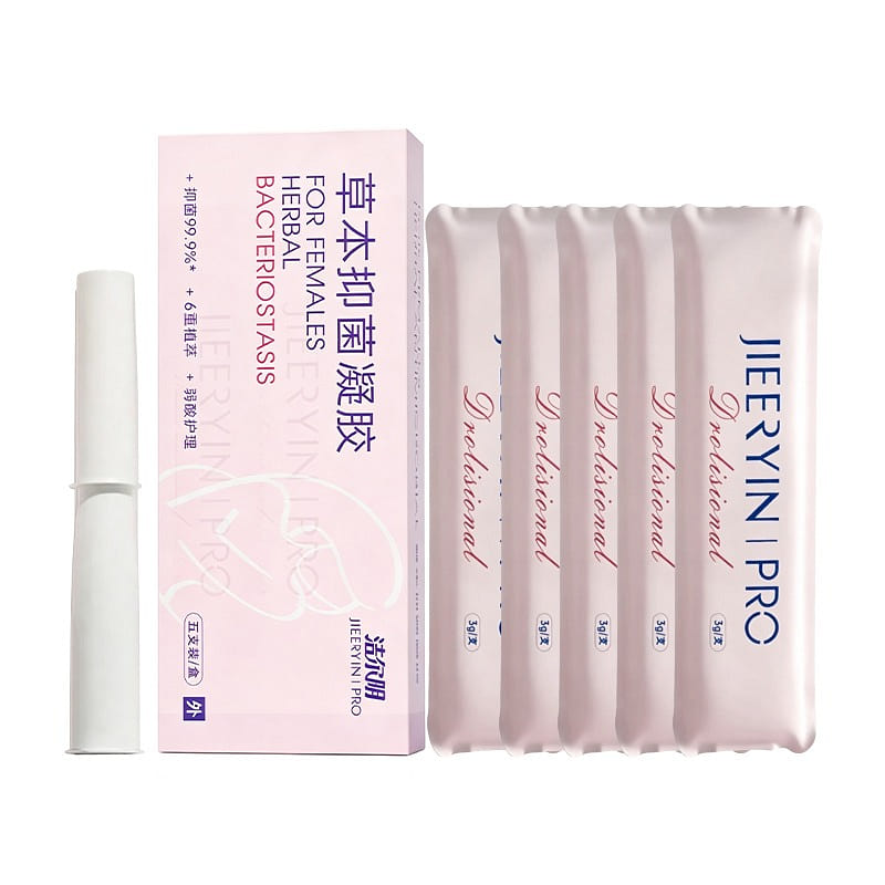 Jieeryin Pro Herbal Bacteriostatic Gel 5-Count Box 1 box