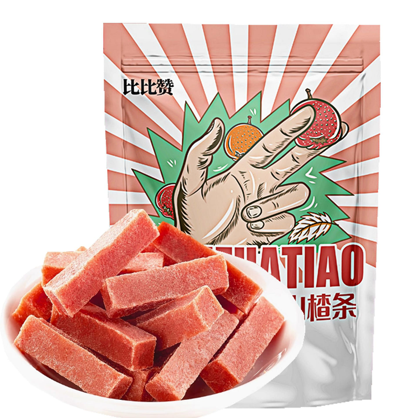 Hawthorn strip Sour and sweet Fresh fruit 200 g
