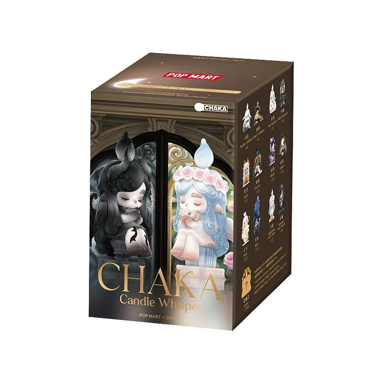 泡泡玛特逐光CHAKA烛语系列手办盲盒