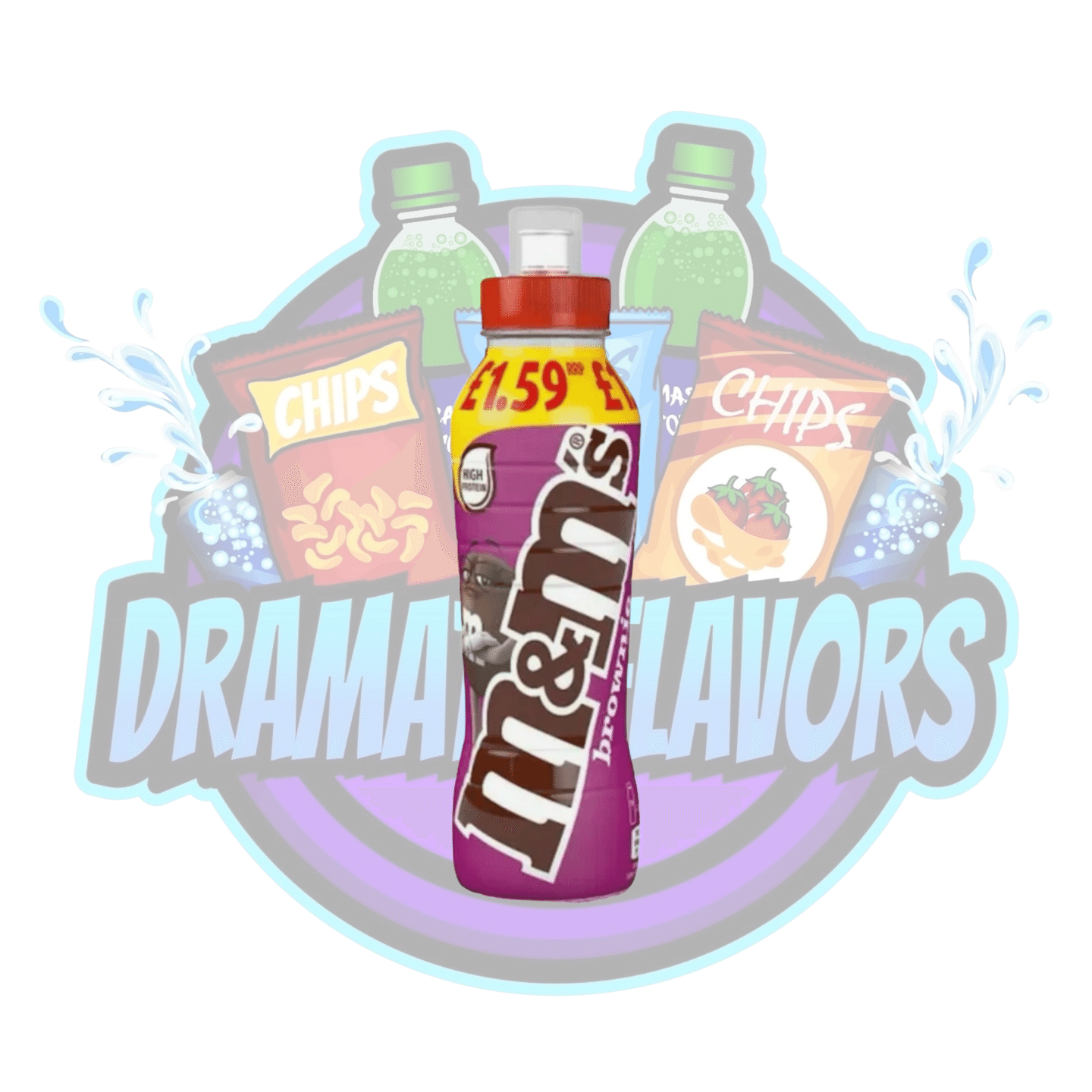 M&M Brownie Bottled Milkshake Drink 1 each