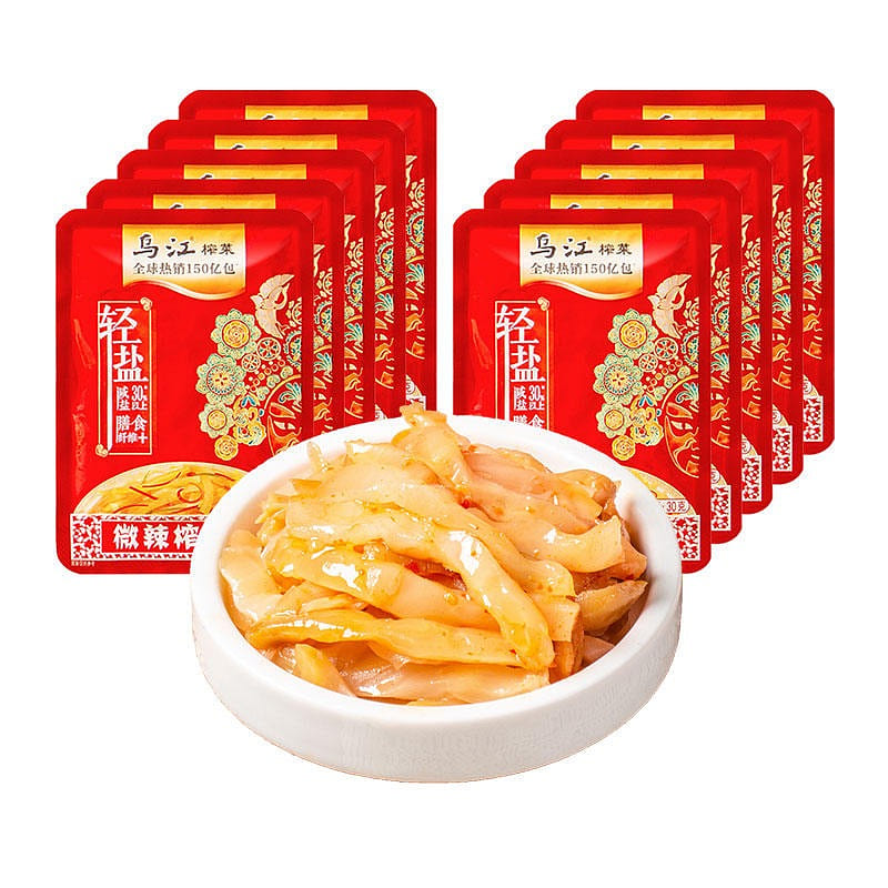 【10包】乌江 微辣榨菜丝 300 克