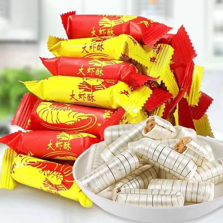 老北京风味大虾酥新年糖果花生酥糖 100g*1袋装