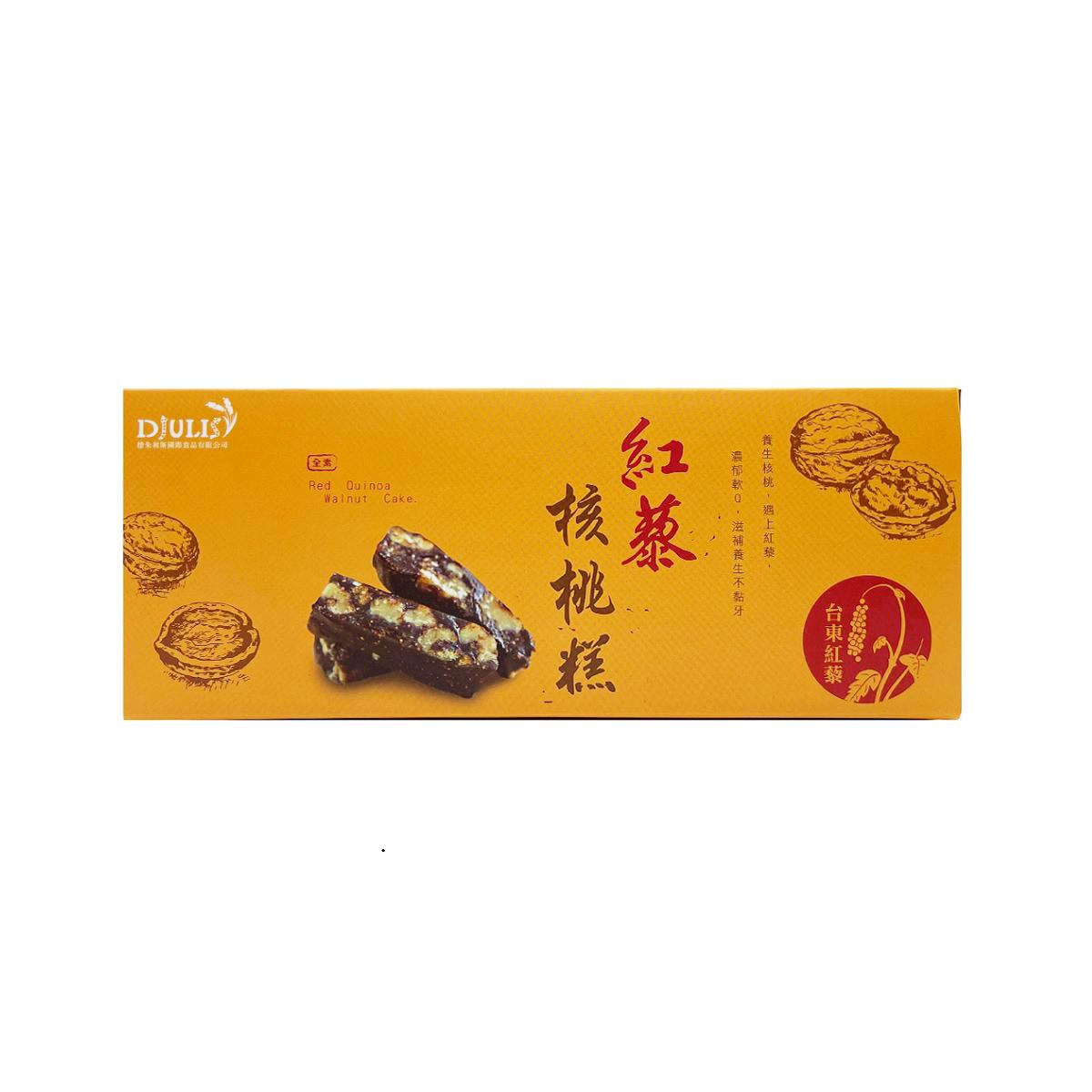 臺灣【德朱利斯】紅藜核桃糕 252 克