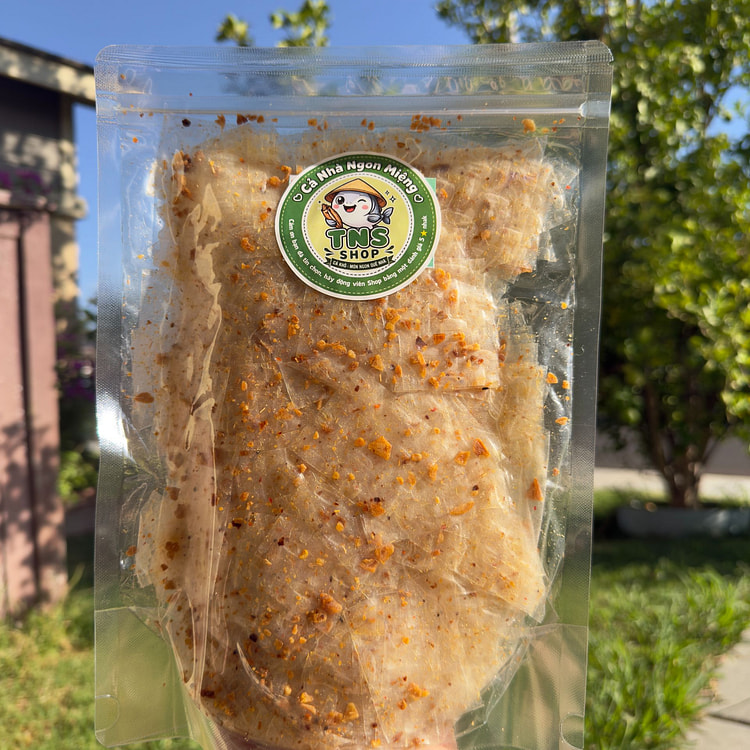 Spicy Garlic Rice Paper Snack - MY ANG FOOD 1 pack