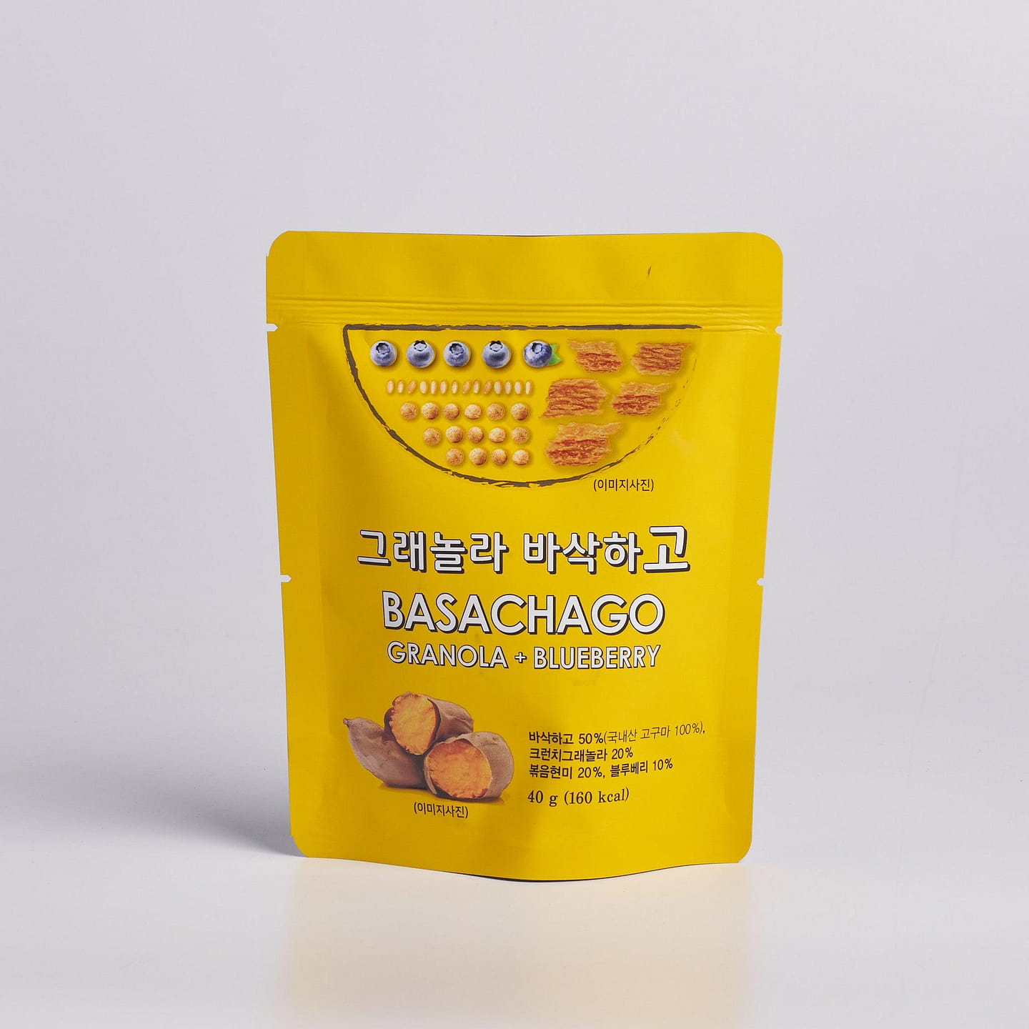 Basachago Granola & Blueberry (Pack of 2) 1 each