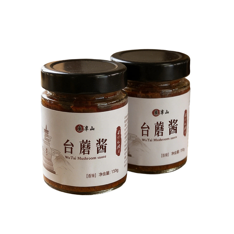 东潭山香辣台蘑酱 2 瓶装 1 盒