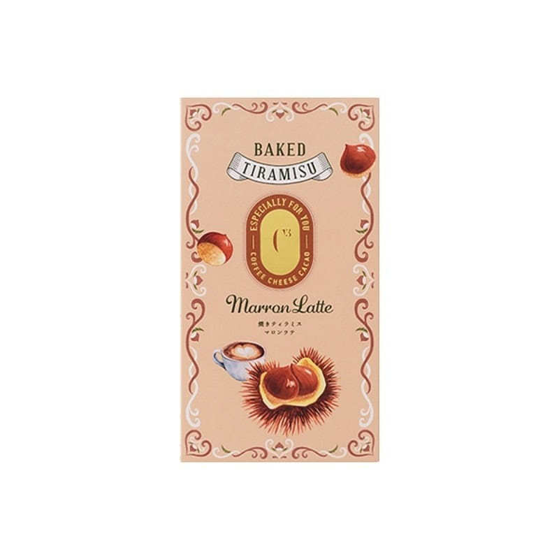 Torched Tiramisu with Mont Blanc Latte Flavor 6pcs 1 box