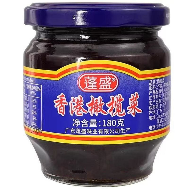 Pengsheng Olive Vegetable 1 Bottle * 180g