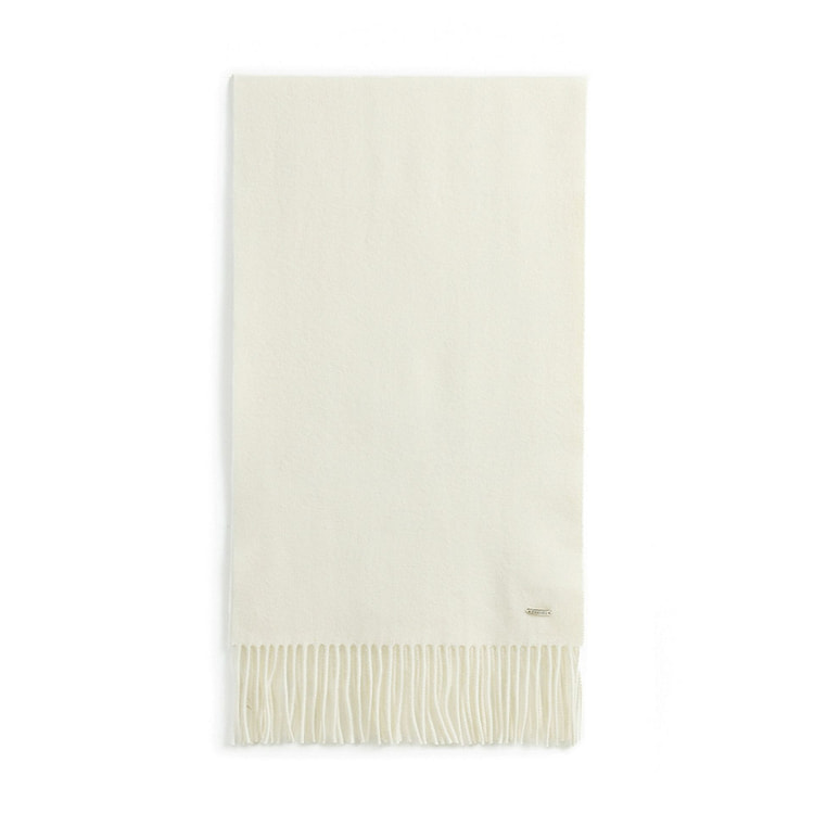 ERKHES 经典长款羊绒围巾 奶油色 1 份