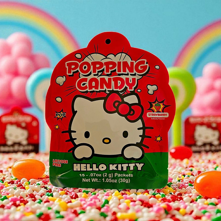 Hello Kitty Popping Candy Strawberry Flavor