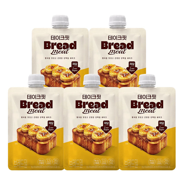 TAKEFIT Bread Meal Banana Protein Shake 45g 5 pack