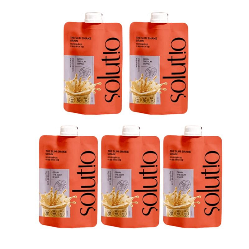 solut!o高蛋白質S身代餐奶昔穀物味道5袋 40 克